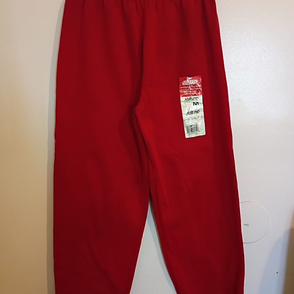 VTG Jerzees Men's Red Sweatpants Sz M